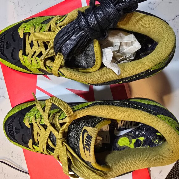 NEW Nike Dunk Low QS NBY Halloween Skull Bright Green Men Size 10 HV6103-300 - Picture 6 of 16